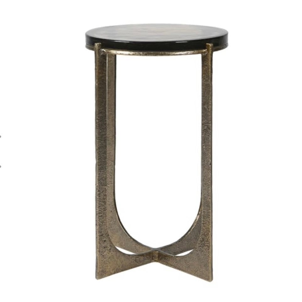 Golden Cross Side Table