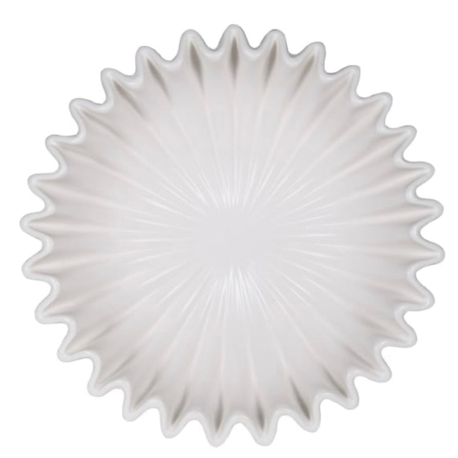 Chalk Waved Bowl