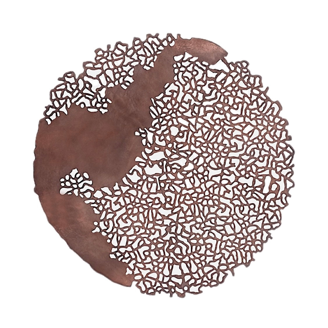 Apo Coral Raw Bronze Wall Plaque