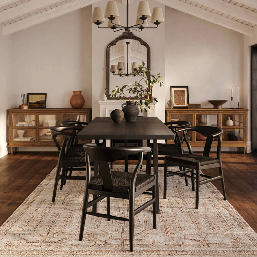 Aries Black Dining Chair-Set of – Tides Home