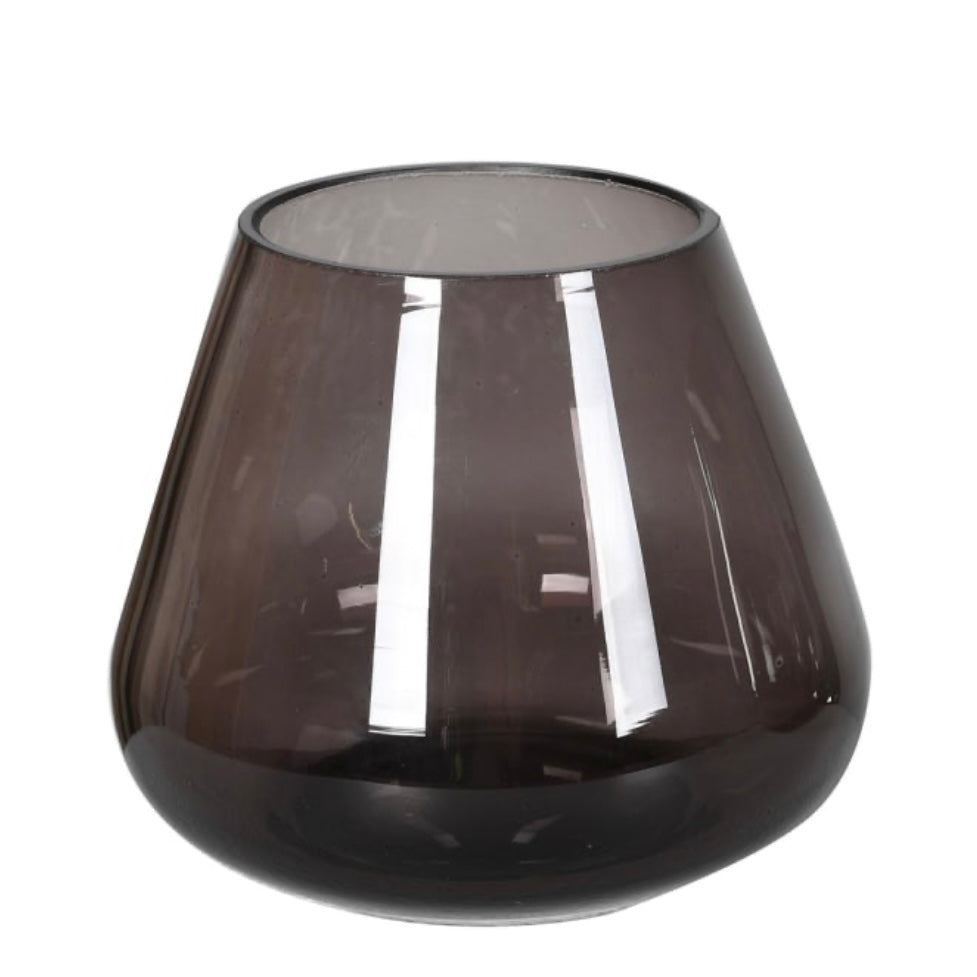 Clearance Smoked Sloped Candle Holders