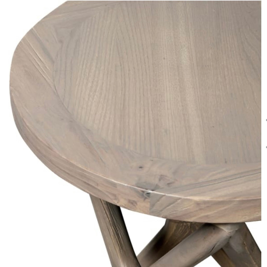 Recycled Elm Lamp Table