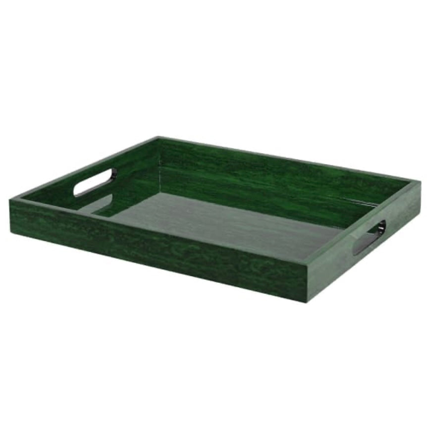 Green Malachite Effect Tray