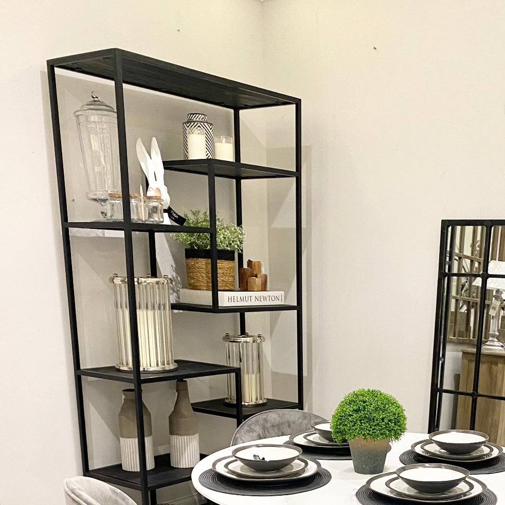 Hill Interiors Black Multi Shelf Unit Tides Home And Garden