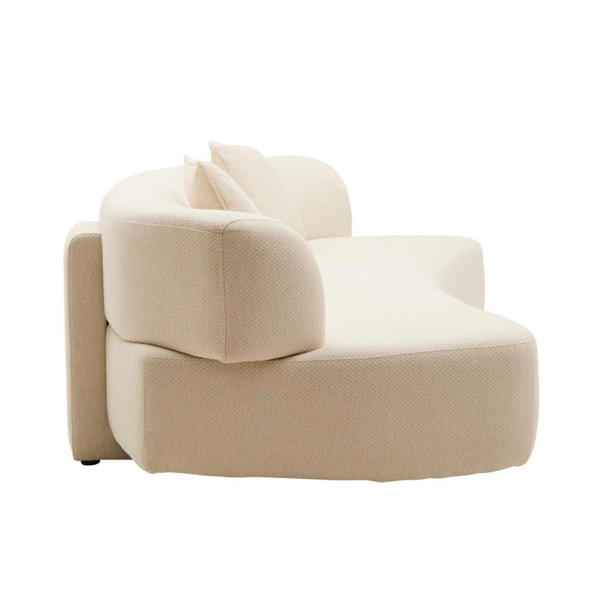 Ozzano Cream Linen 3 Seater Sofa