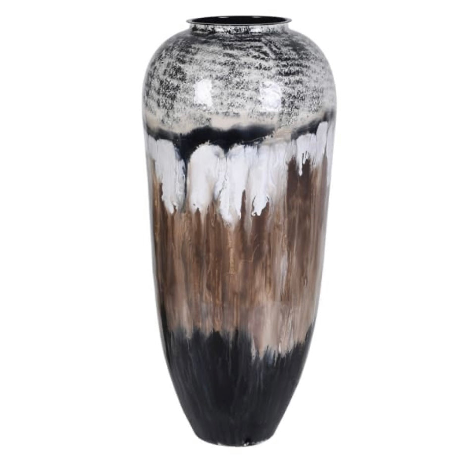 Misty Hue Enamel Vase
