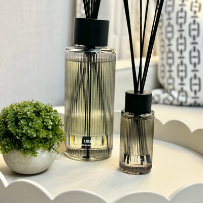 Urban Amber Ribbed Glass Reed Diffuser Sml