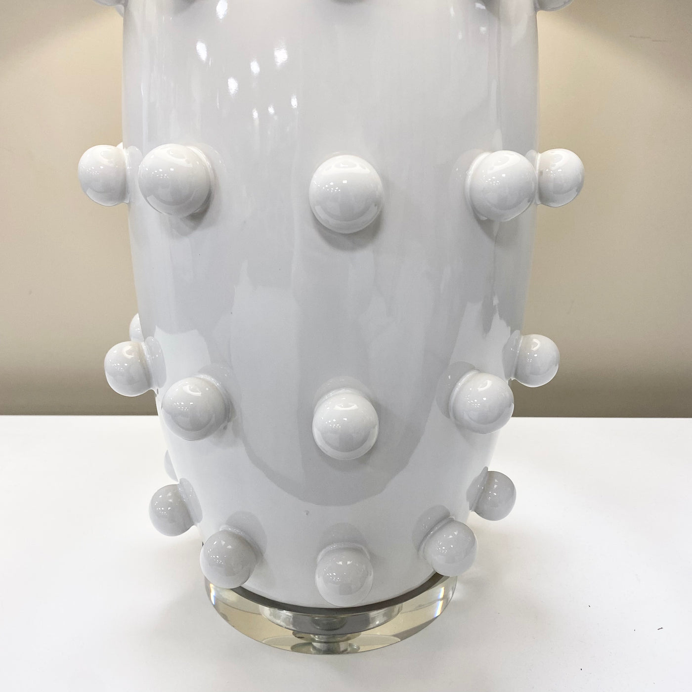 White Bobble Table Lamp