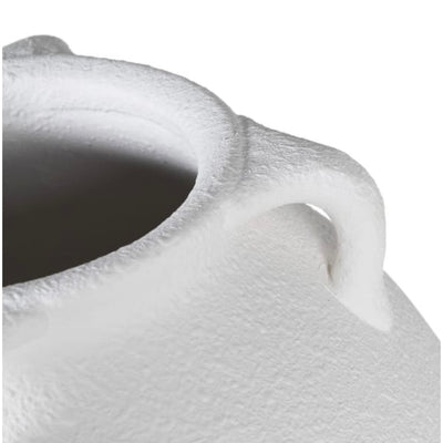 Terracotta White Vase