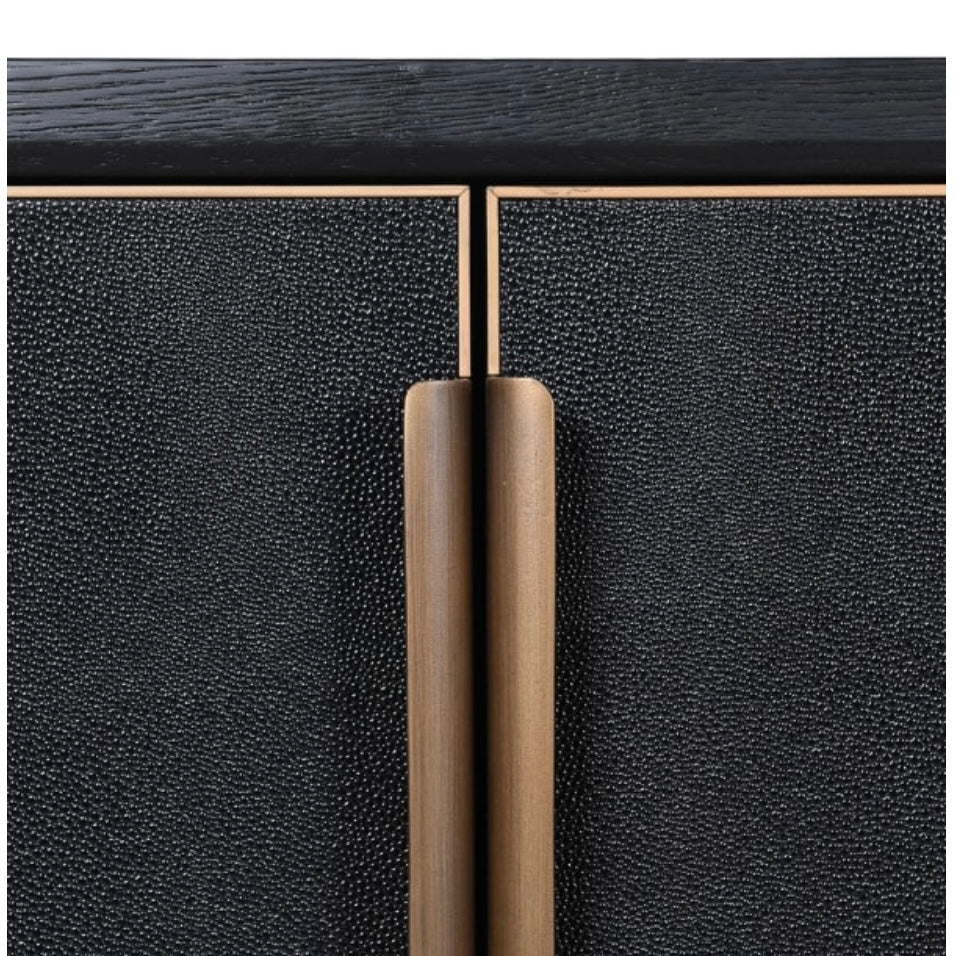 Charcoal Shagreen Sideboard