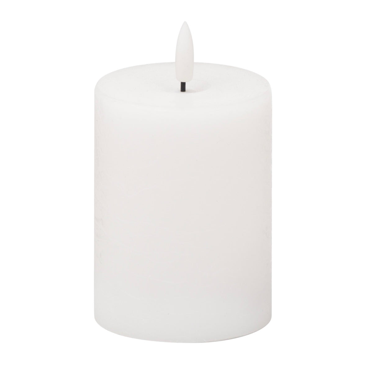 Battery Operated Single Wick White Wax Candles