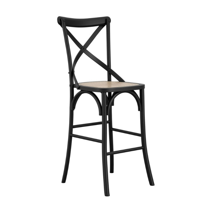 Tides Home Fitz Black Counter Stool