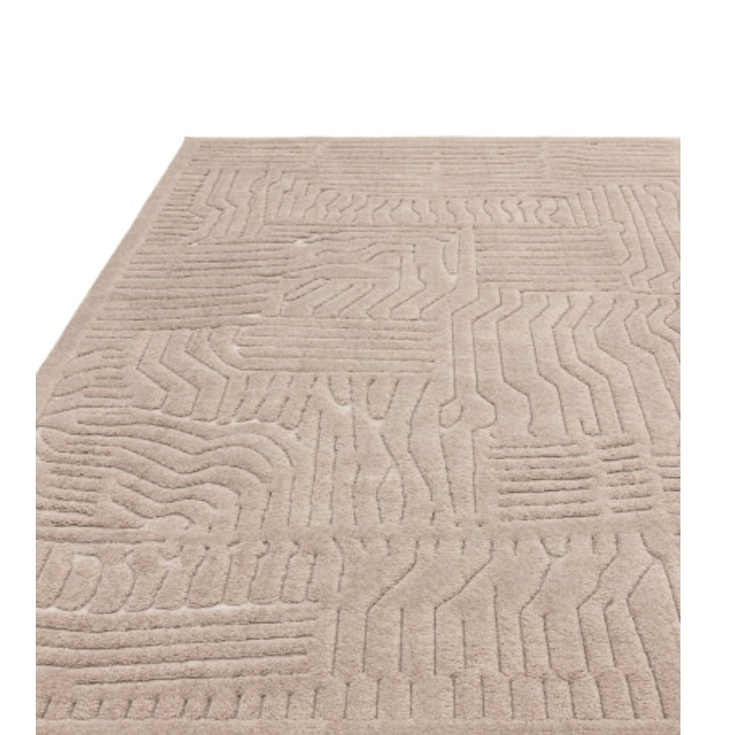 Natural Valle Route Rug