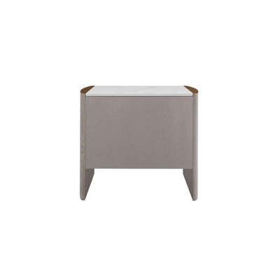 Mondello 2 Drawer Bedside Table Washed Oak