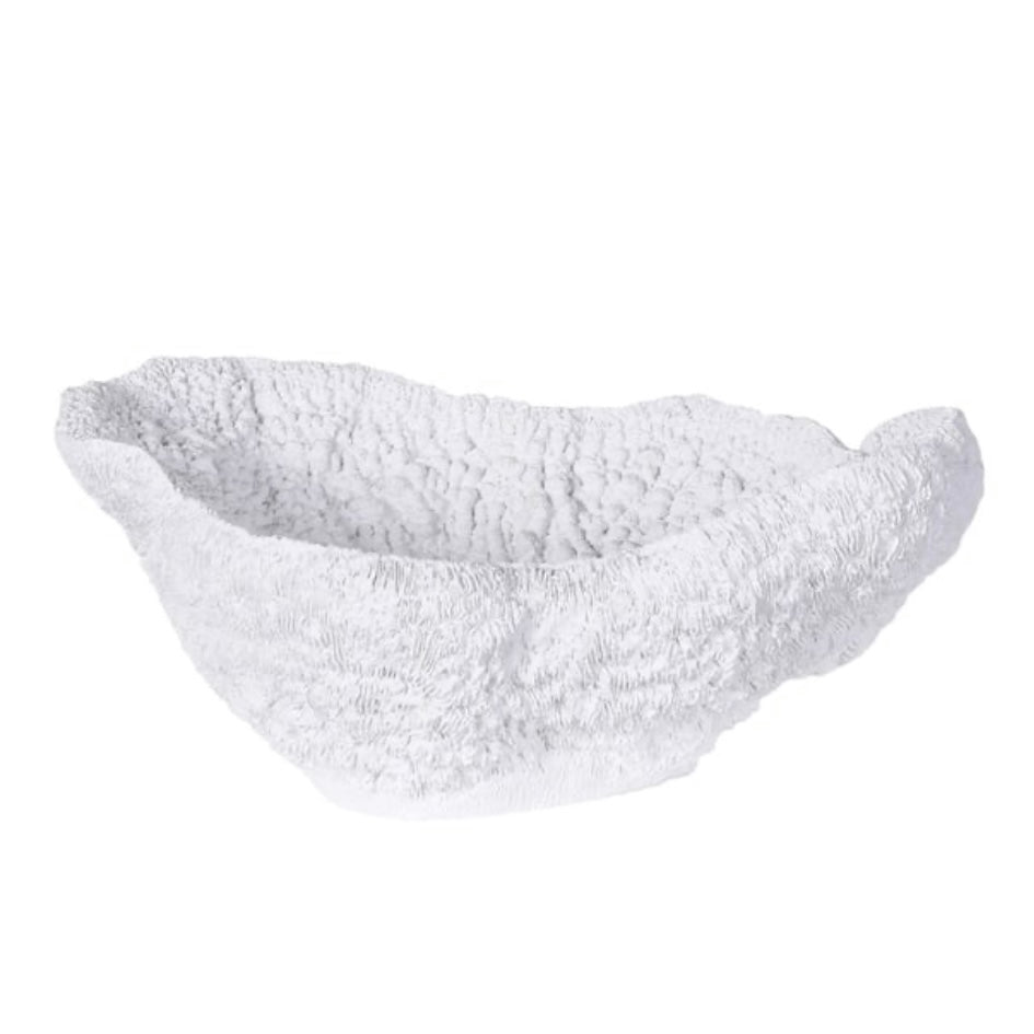 White Coral Effect Bowl