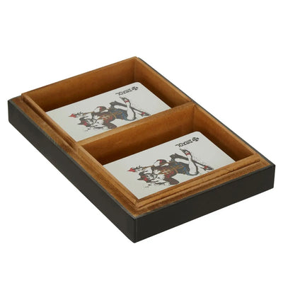 Tides Design Black Double Card Box