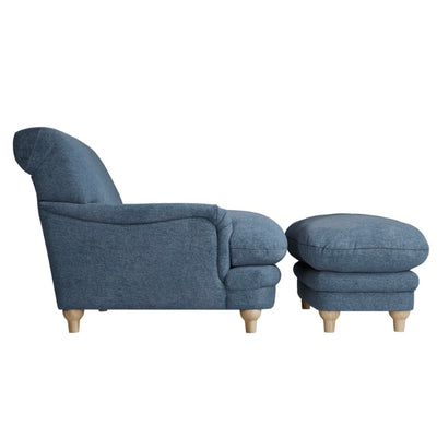 Tides Home Pia Armchair Denim Blue