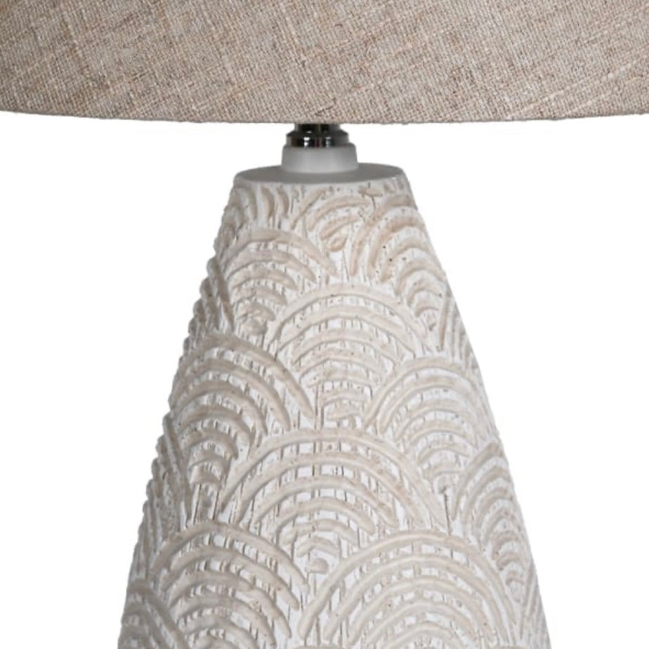 Neutral Textured Table Lamp