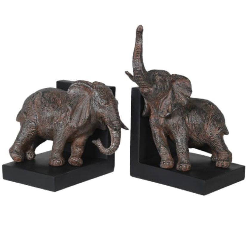 Elephant Bookends