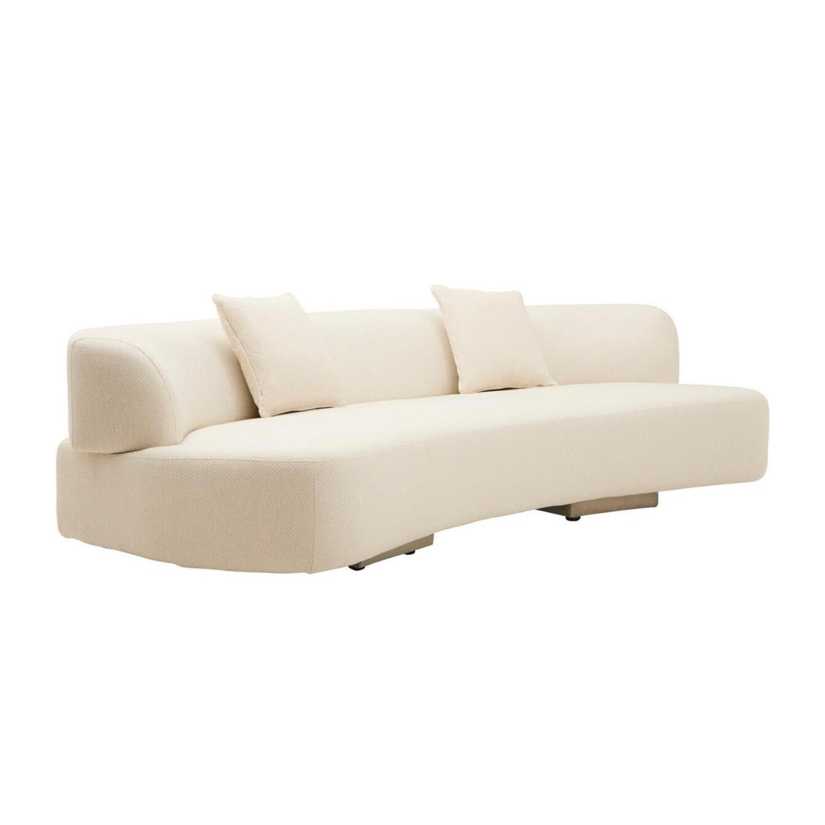 Ozzano Cream Linen 3 Seater Sofa
