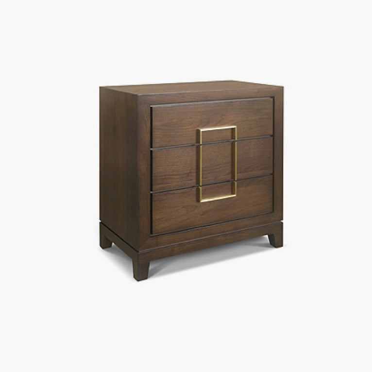 Berkeley Designs Lucca 3 Draw Chest in Walnut