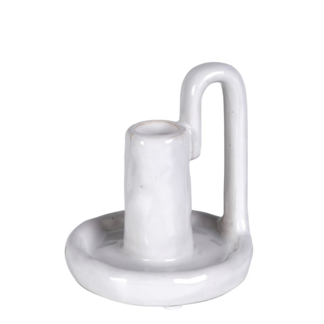 Cream Candle Holder