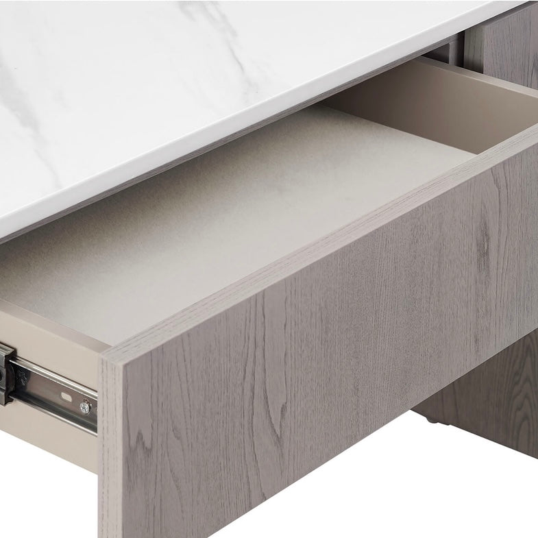 Mondello 2 Drawer Dressing Table Washed Oak