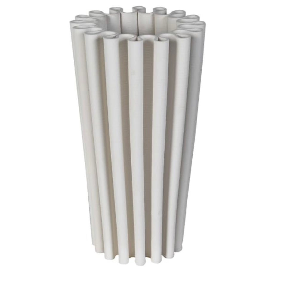 Small White Athena Vase