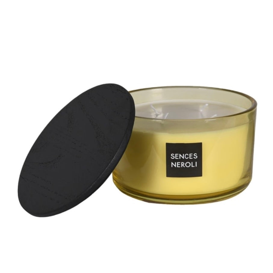 Sences Candle With Lid-Neroli