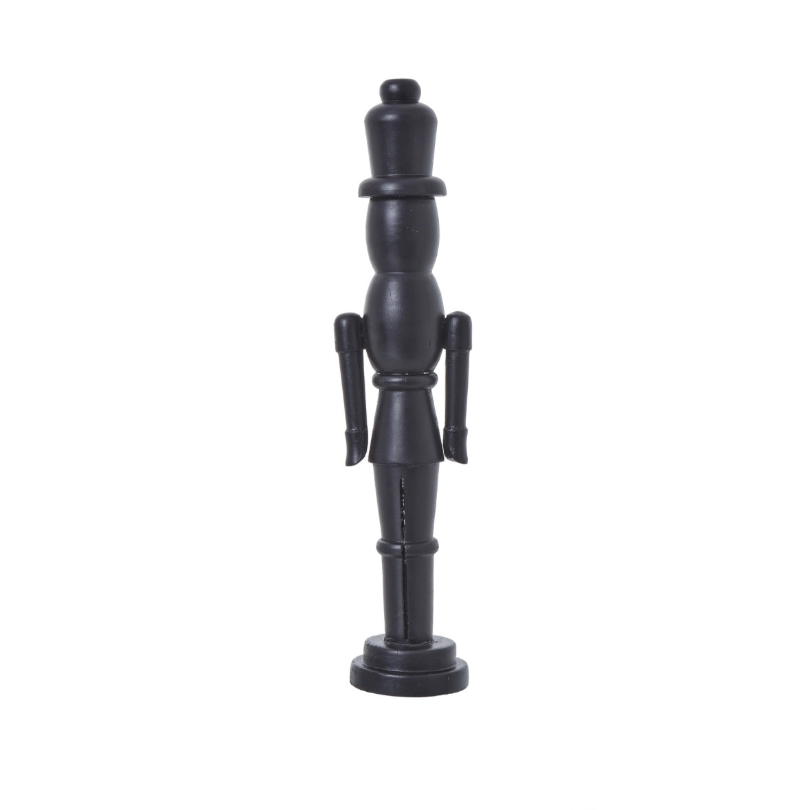 Black Wooden Large Nutcracker Decoration