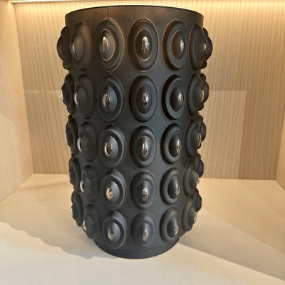 Black Bobble Glass Vase