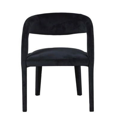 Black Open Back Chair