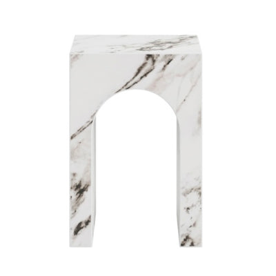 Tides Home Arch Calacatta Side Table