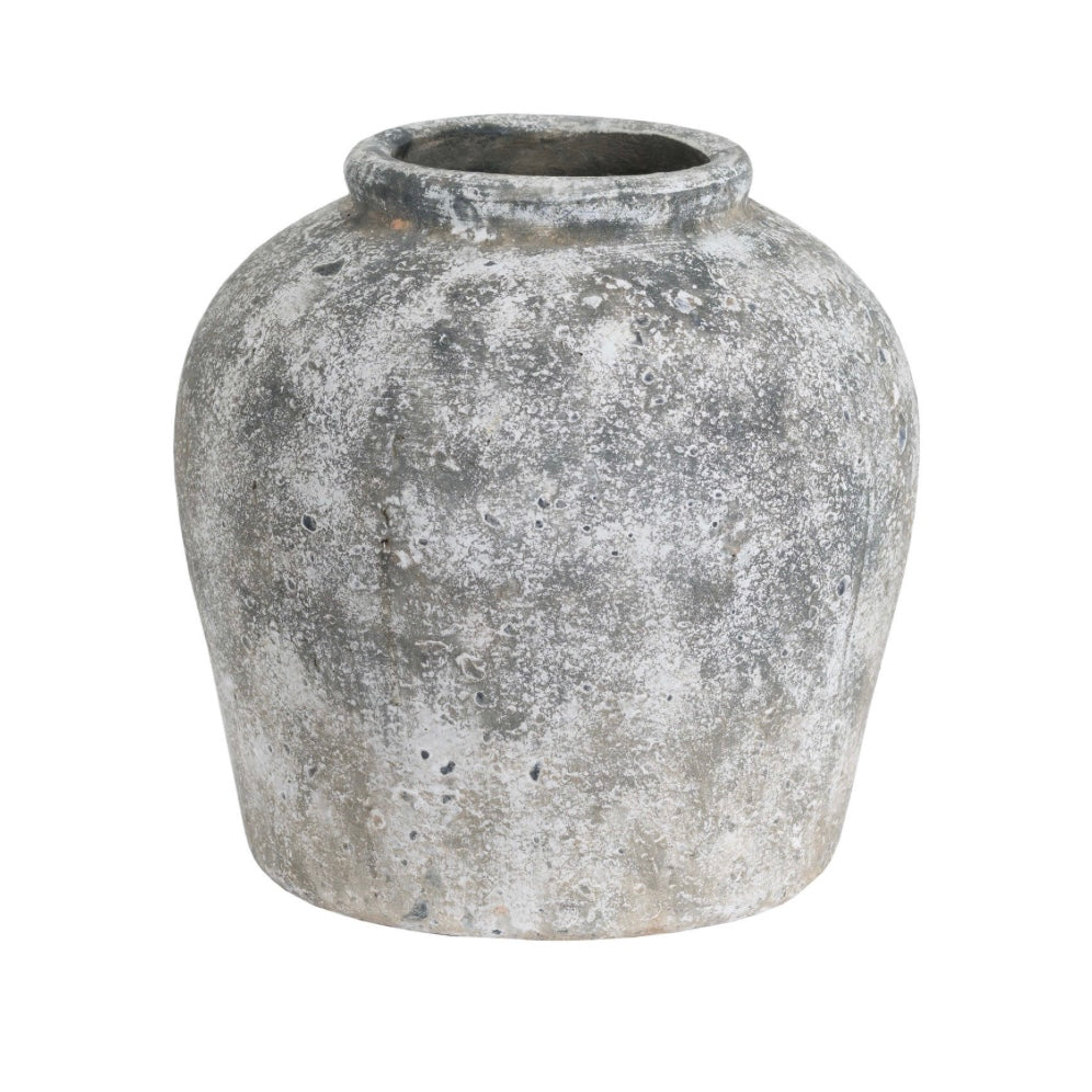 Aged Stone Ceramic Vase