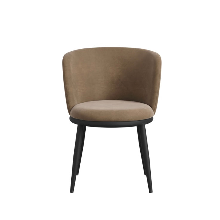 Brampton Dining Chair Mole Velvet-Set of 2