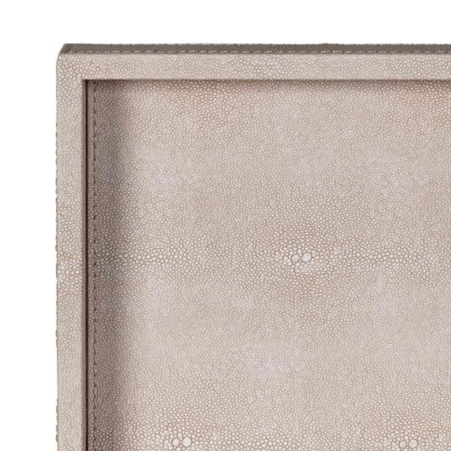 Set of 2 Ivory Slim Trays