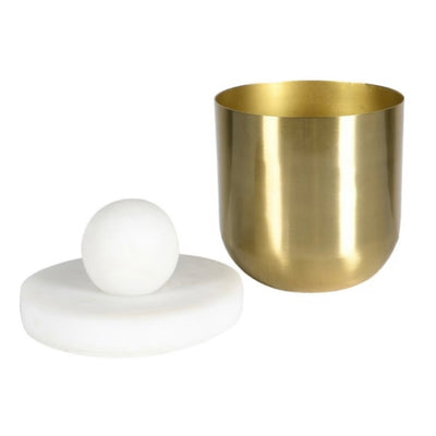 Gold Lidded Canister