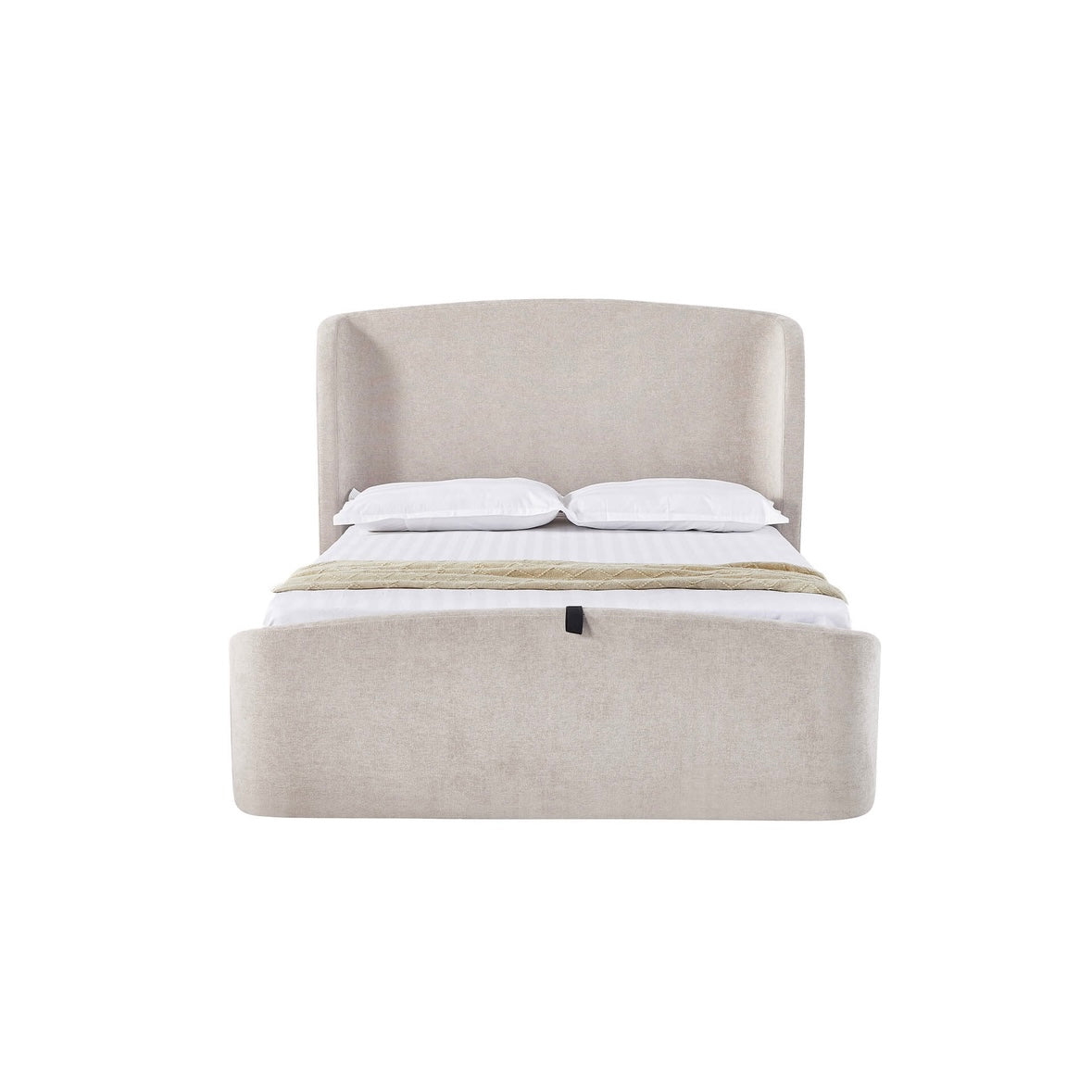 Blaire Kingsize Ottoman Bed Cream