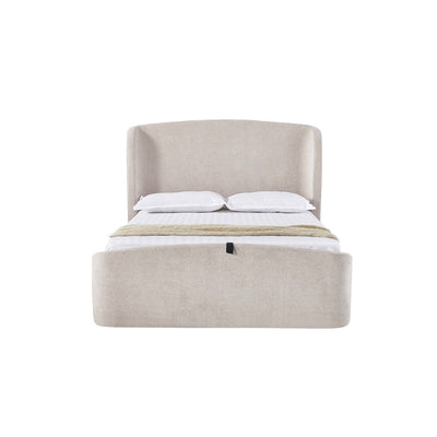 Blaire Kingsize Ottoman Bed Cream