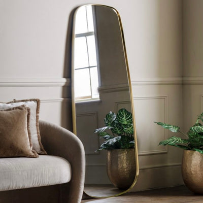 Gallery Interiors Shaped Leaner Mirror-2 Options Available