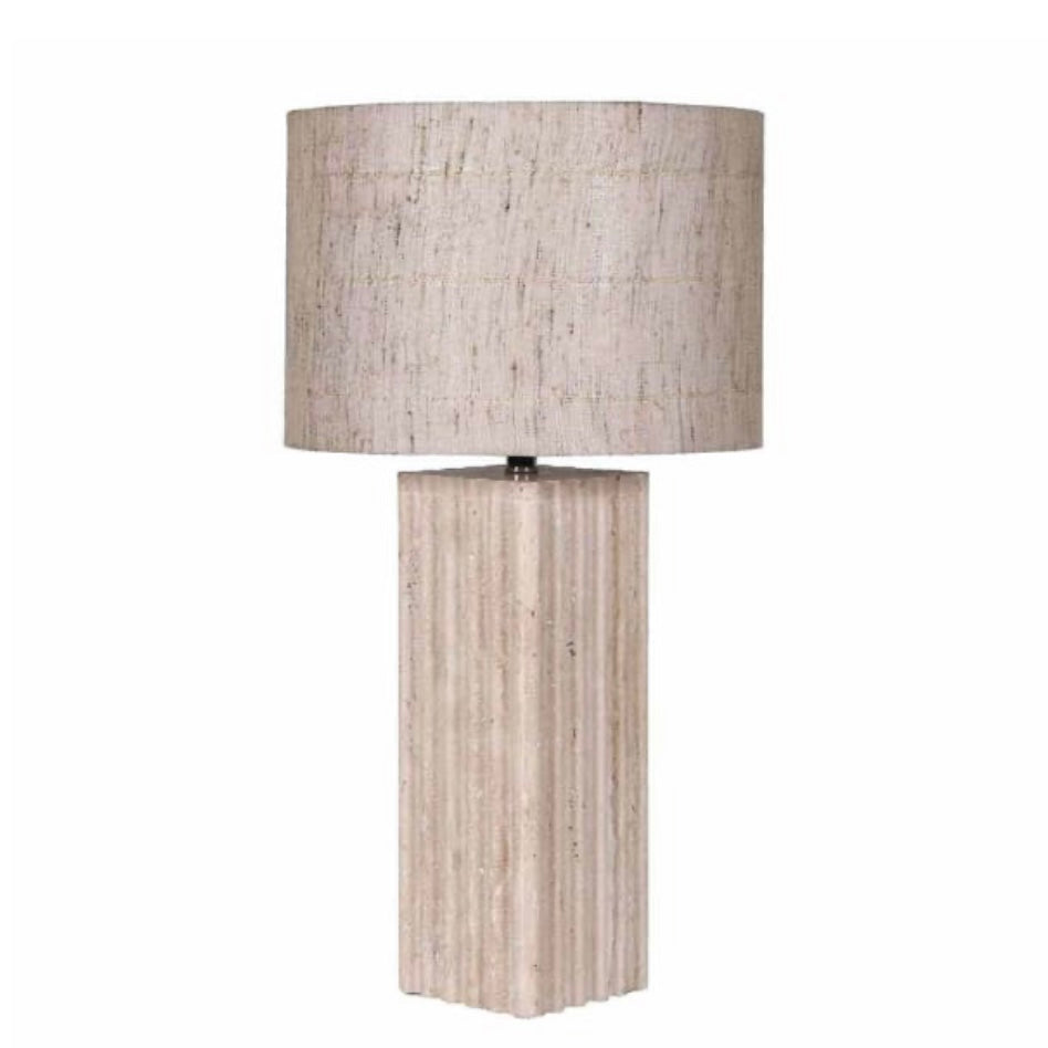 Travertine Table Lamp