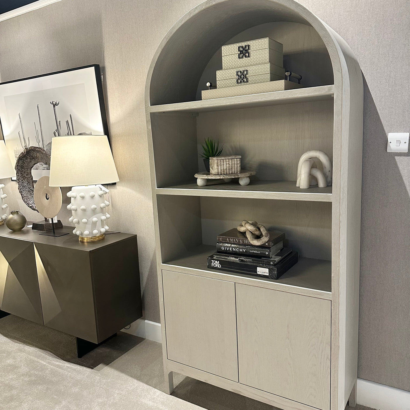 Arch Top Display Cabinet