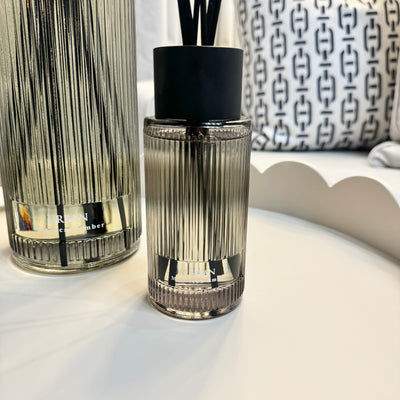 Urban Amber Ribbed Glass Reed Diffuser Sml