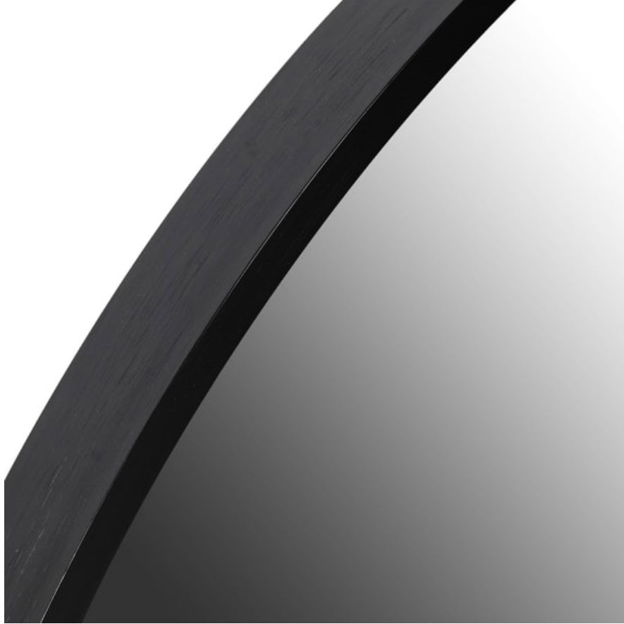 Black  Arched Mirror