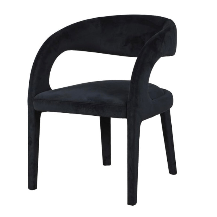 Black Open Back Chair