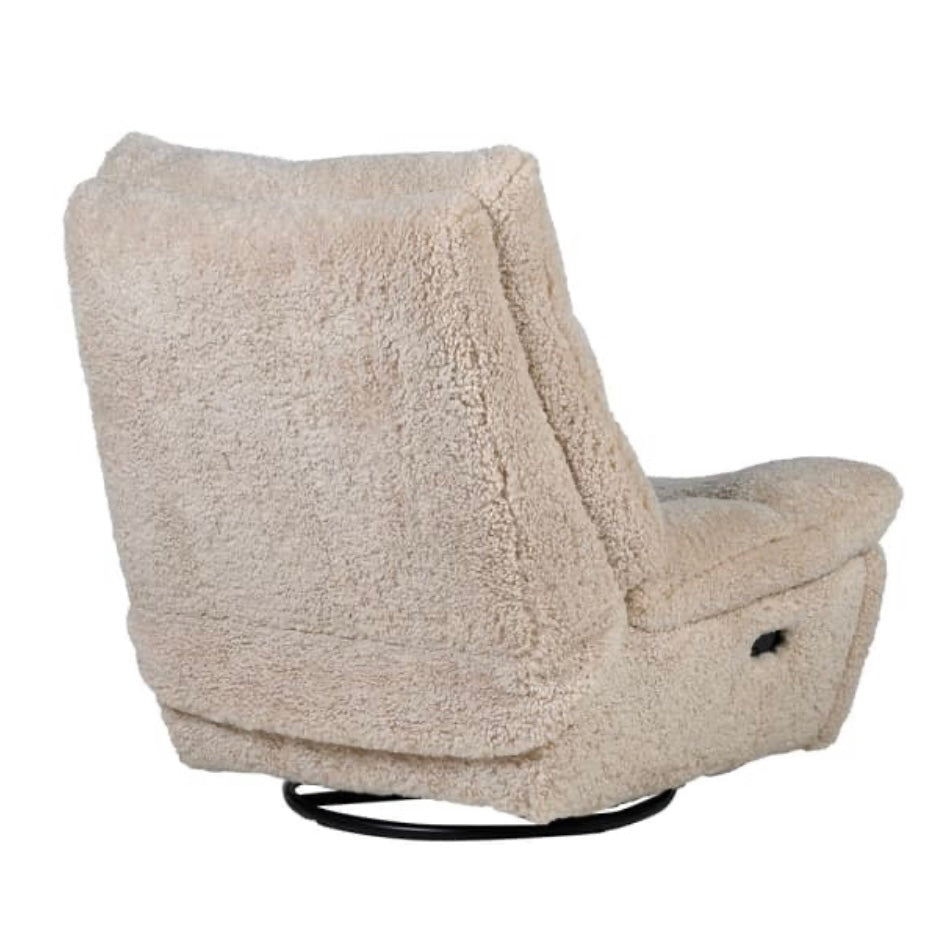 Faux Shearling Recliner Chair