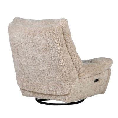 Faux Shearling Recliner Chair