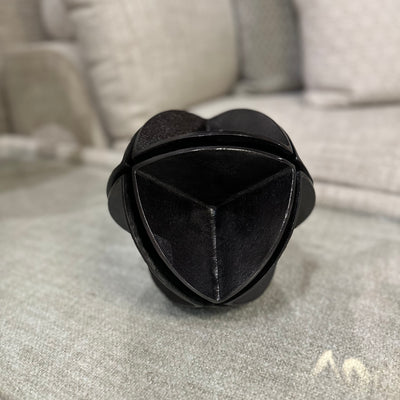 Black Nickel Finish Sculpture