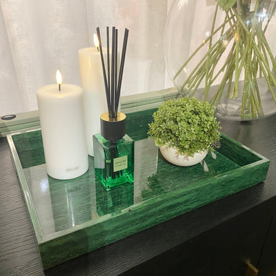 Green Malachite Effect Tray