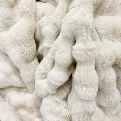 Faux Natural Textured Throw